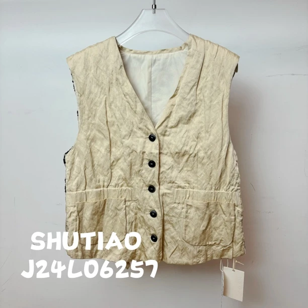 【SHUTIAO】2024秋冬：新款小众设计款马甲J24L06257