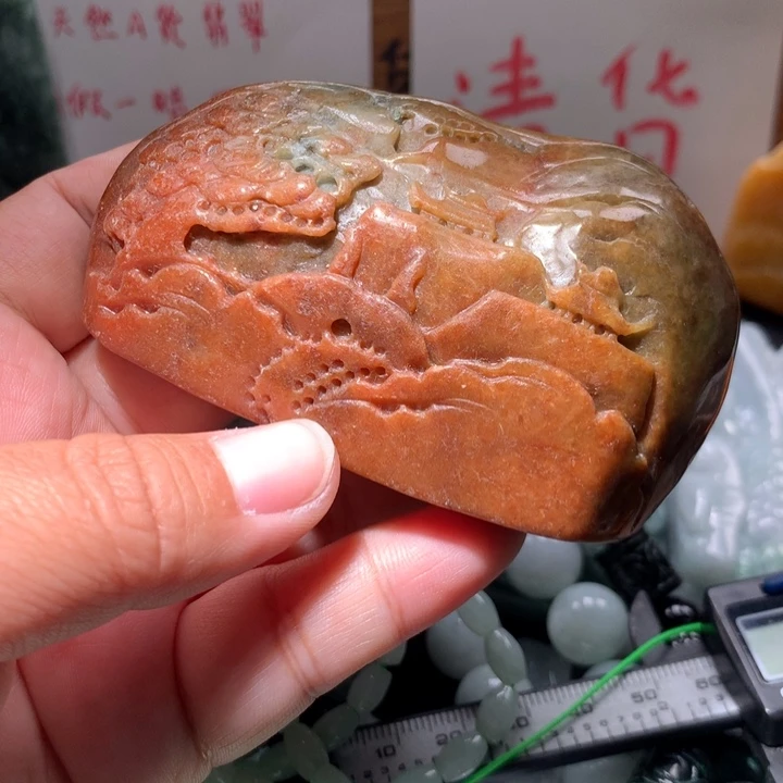 翡翠未镶嵌颈饰保真天然A货翡翠