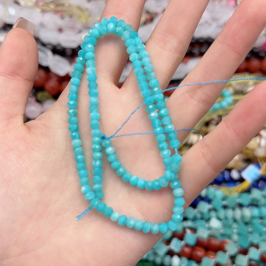 玛瑙/玉髓未镶嵌珠宝半成品天河切面一条卡4