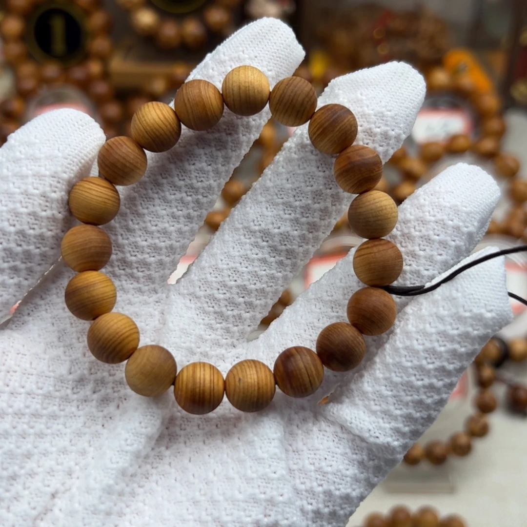 柏木（崖柏）福利1.0黑油骨毛珠