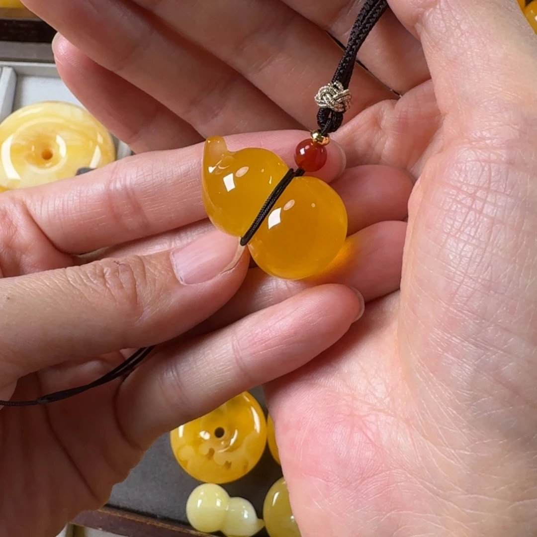 蜜蜡未镶嵌毛衣链