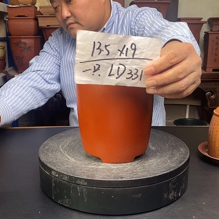 紫砂花盆货号一只LD331