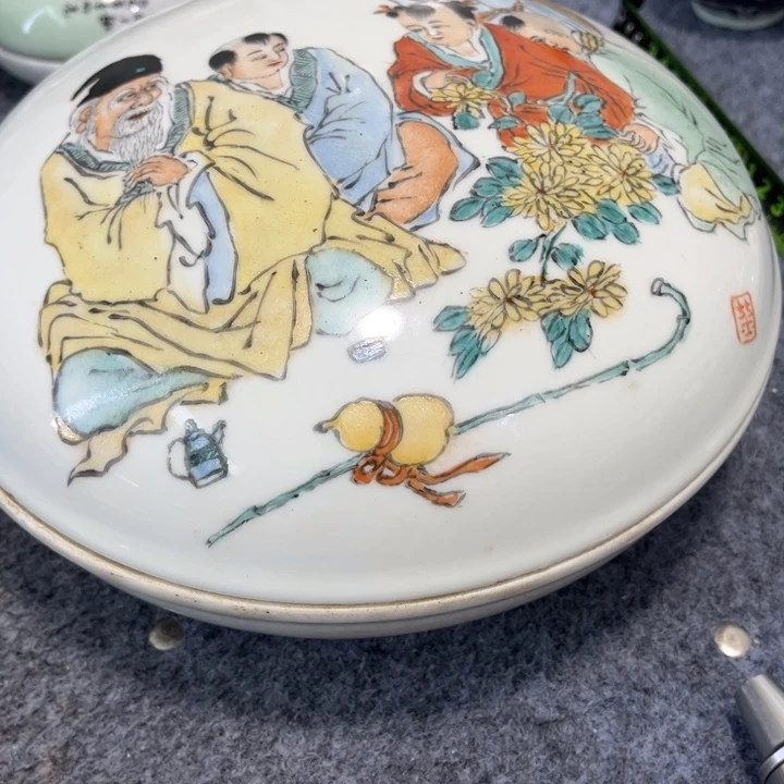 摆件山***峪景德镇陶瓷艺术品