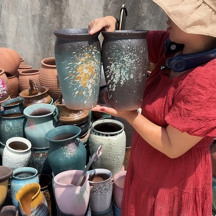 口15高25两个盆子。