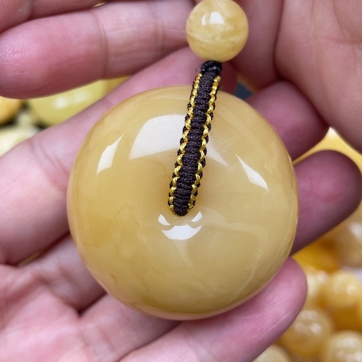 裸石蜜蜡未镶嵌蜜蜡扣子