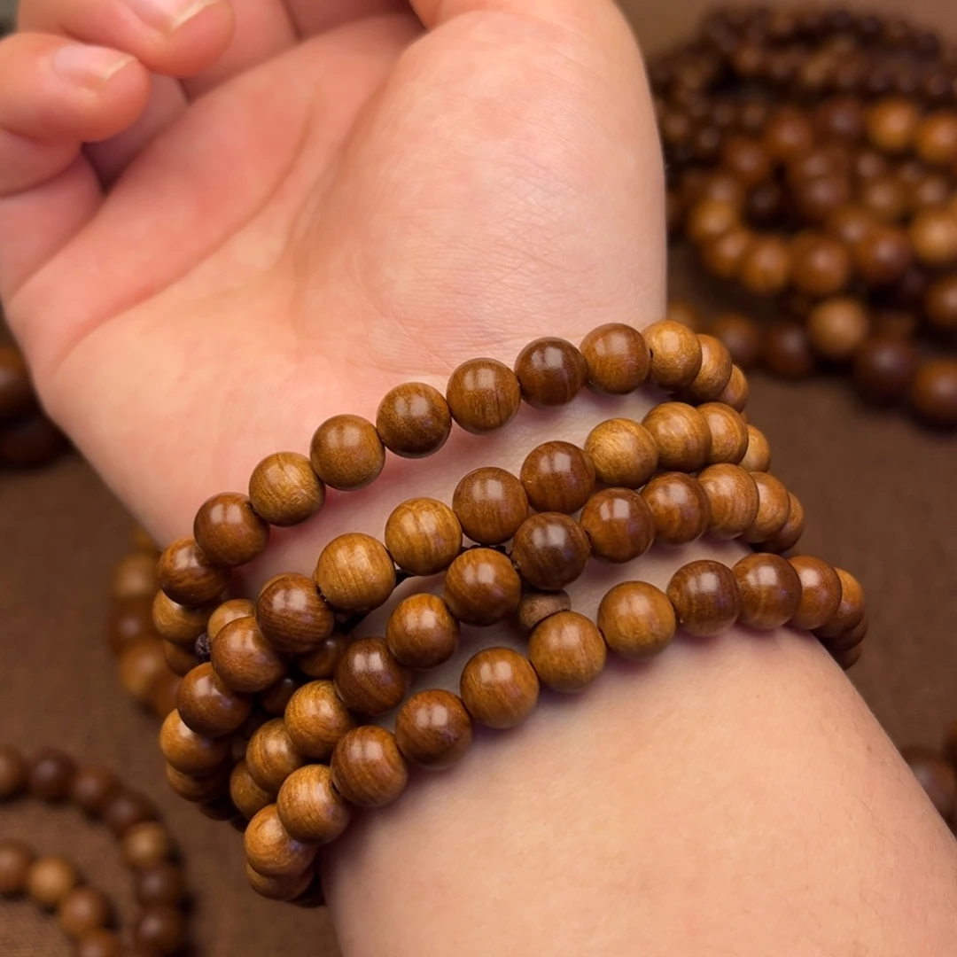 檀香木老山檀8*108长串