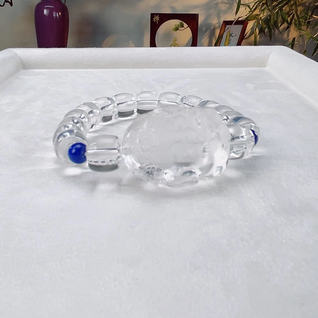 水晶手链未镶嵌水晶10.5