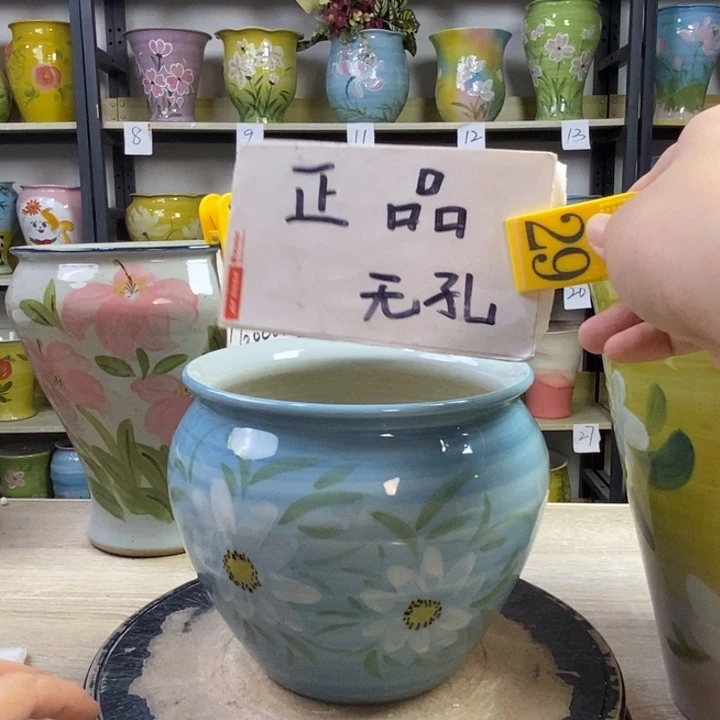 景德镇高温陶瓷花盆