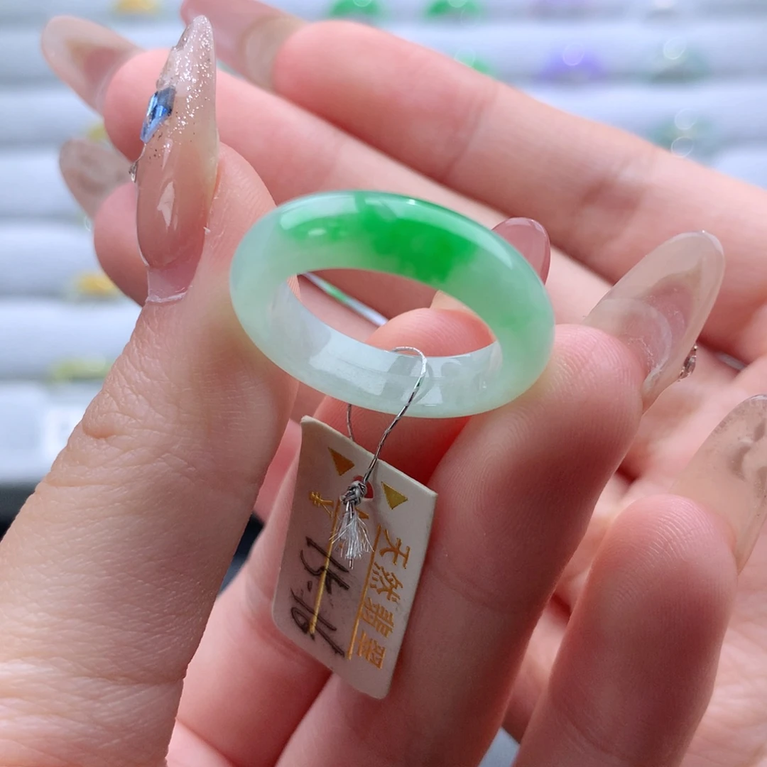 翡翠未镶嵌戒指15/16号