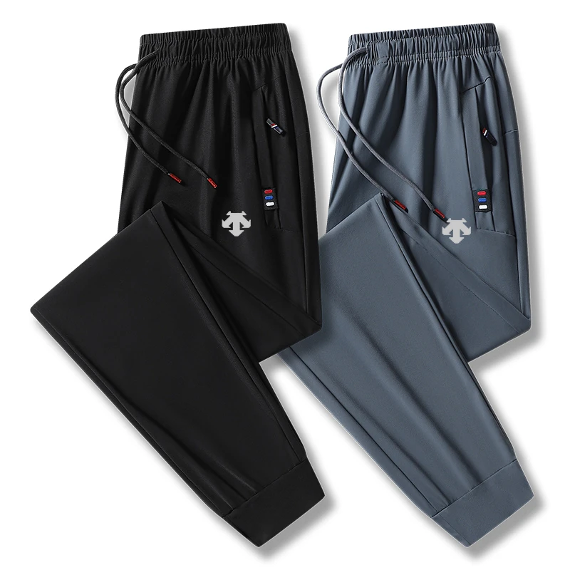 【海外撤柜 正品清仓】大码夏季轻奢男士冰丝裤子速干高弹运动裤4