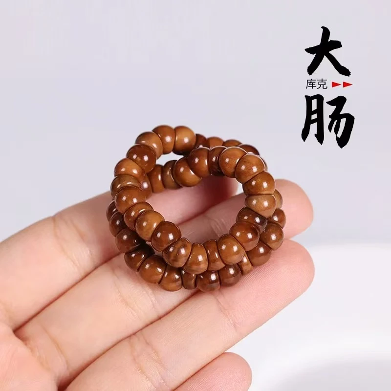 非金属木质手链 蒜瓣库克大肠10mm左右