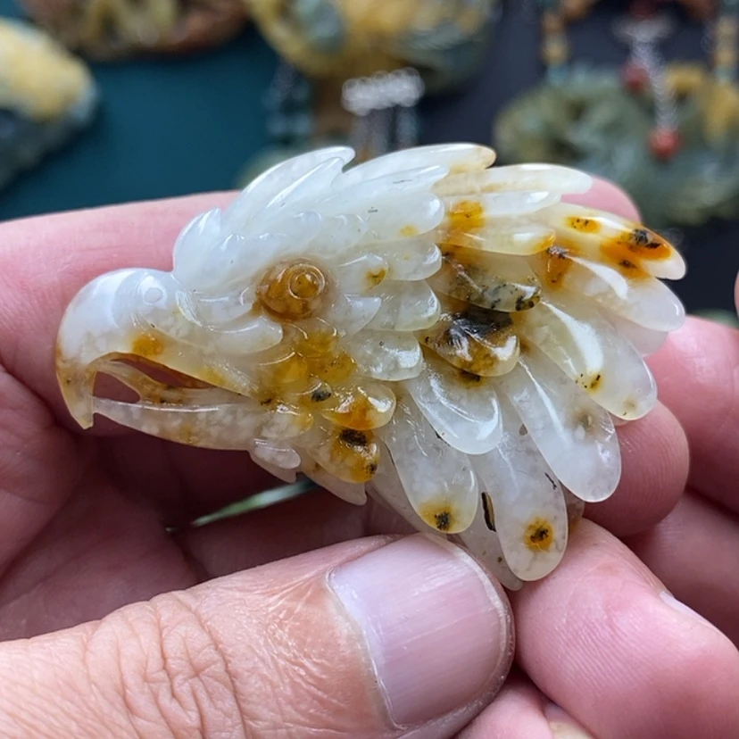 【闪购商品】蛇纹石玉未镶嵌吊坠