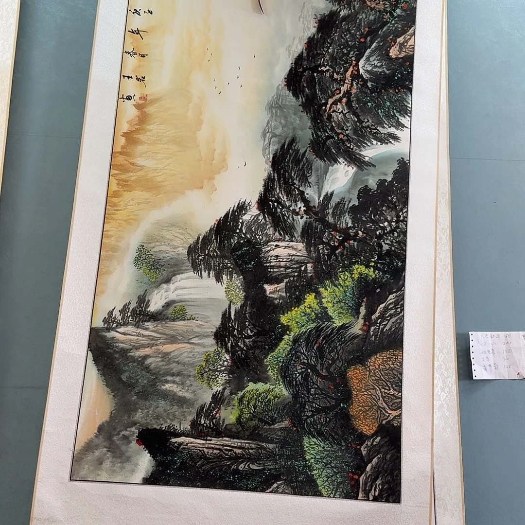 纯手绘国画作品好看四尺