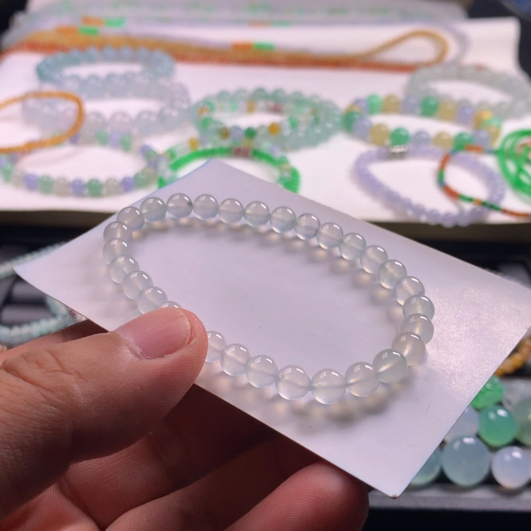 月***上未镶嵌手链翡翠天然缅甸翡翠