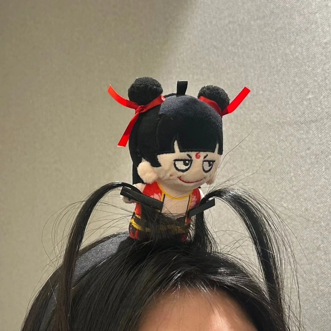 哪吒同款周边发箍网红可爱卡通儿童超萌表演防滑抓发动漫周边发箍