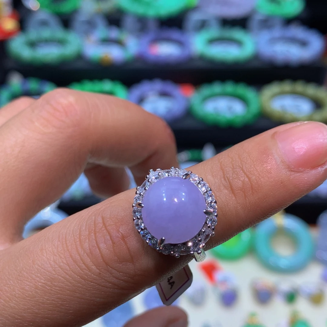 翡翠银S925镶嵌颈饰