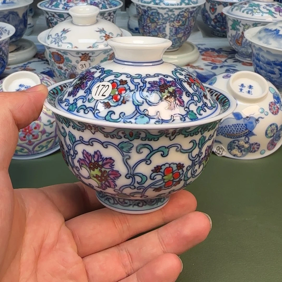 彦祖纯手工手绘茶具172