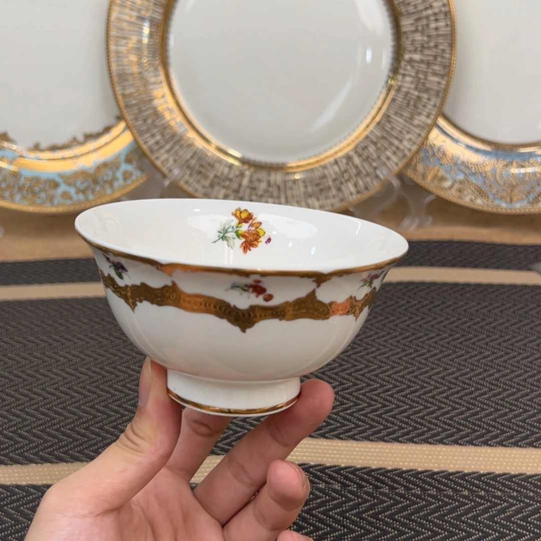 【闪购商品】瓷片4.75寸米饭碗六个一单尾单福利