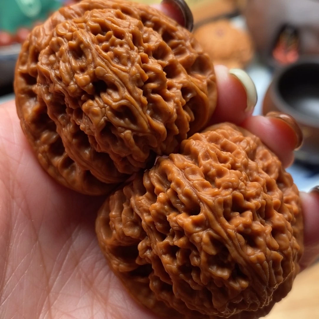 把件文玩核桃42尺寸全品南江石