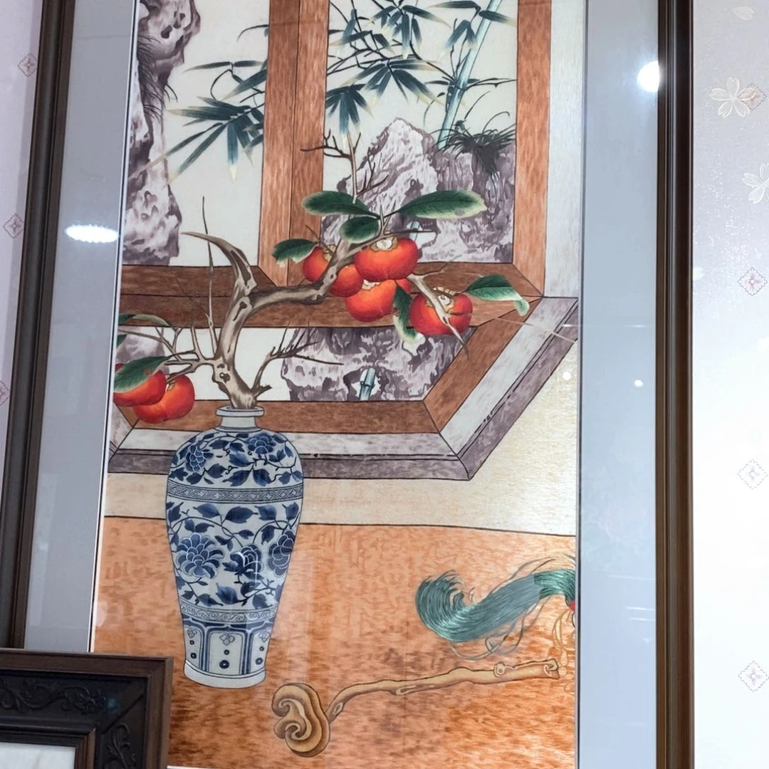 刺绣时**梭苏州纯手工制作