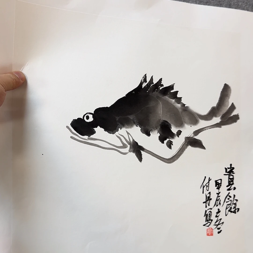 国画付丹老师手绘作品