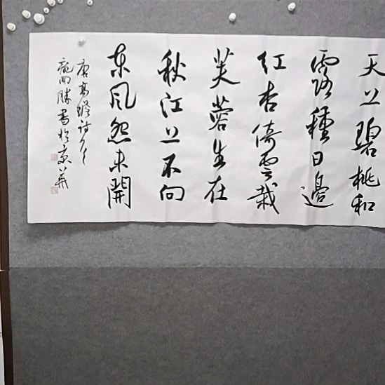 书法四尺多字横幅龙开胜先生书法作者