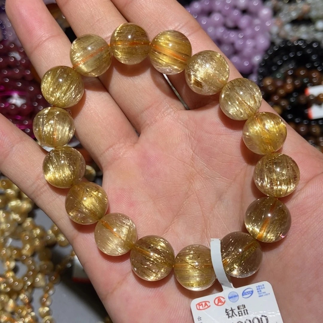 水晶手链未镶嵌钛金13m