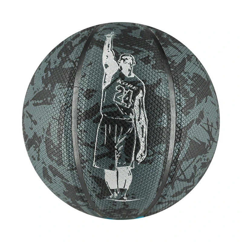 科比飞行员比赛训练室内外通用成人7号篮球 防滑耐磨软皮篮球