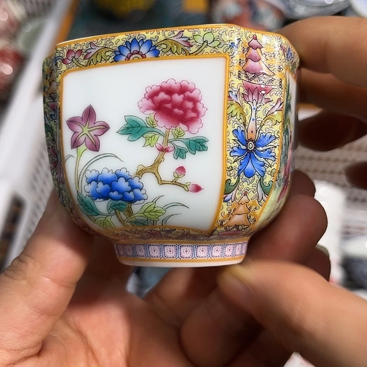 陶摆件景德镇主人杯2333