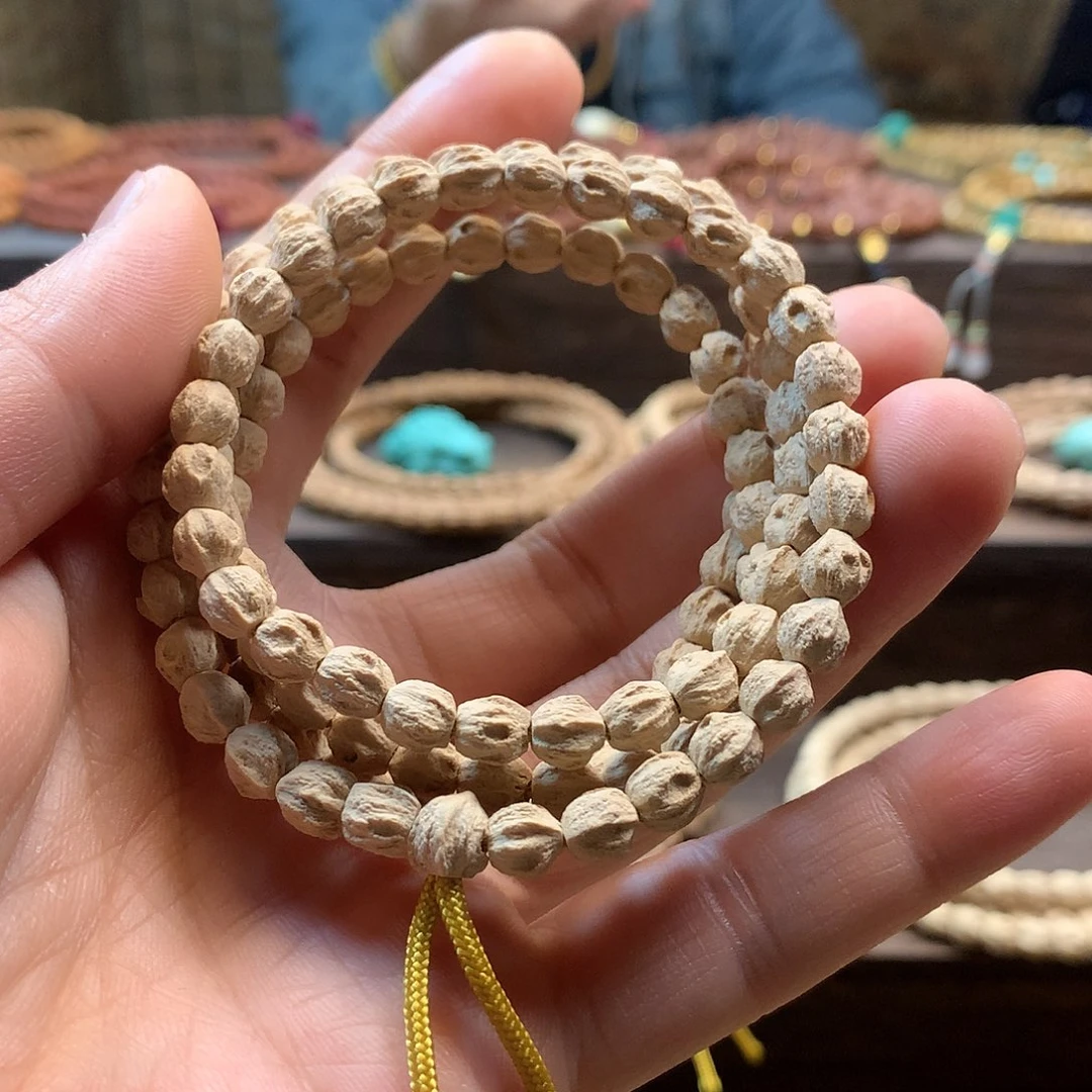 柏香籽/百香籽吊坠原桩微磨龙脊深坑鬼