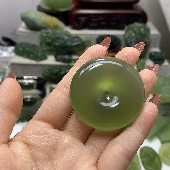 未镶嵌岫玉挂件用****0