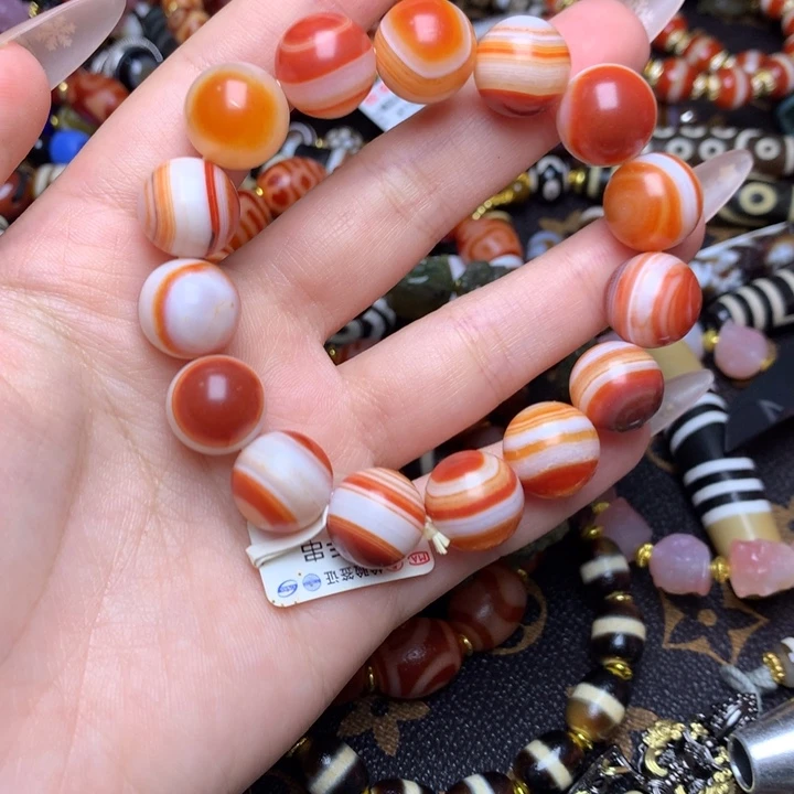 玛瑙/玉髓未镶嵌发一条