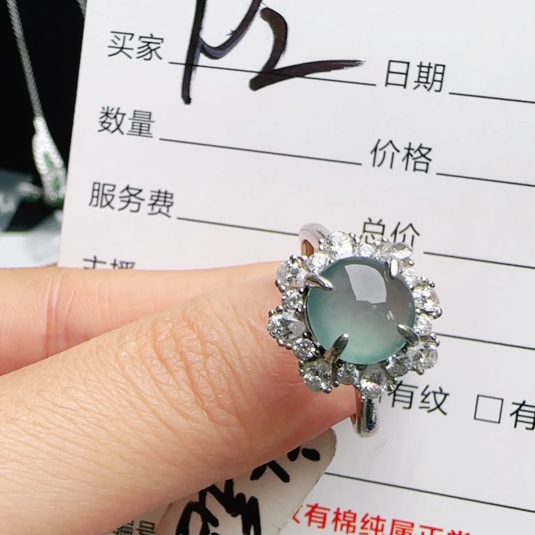 银S925镶嵌手链翡翠