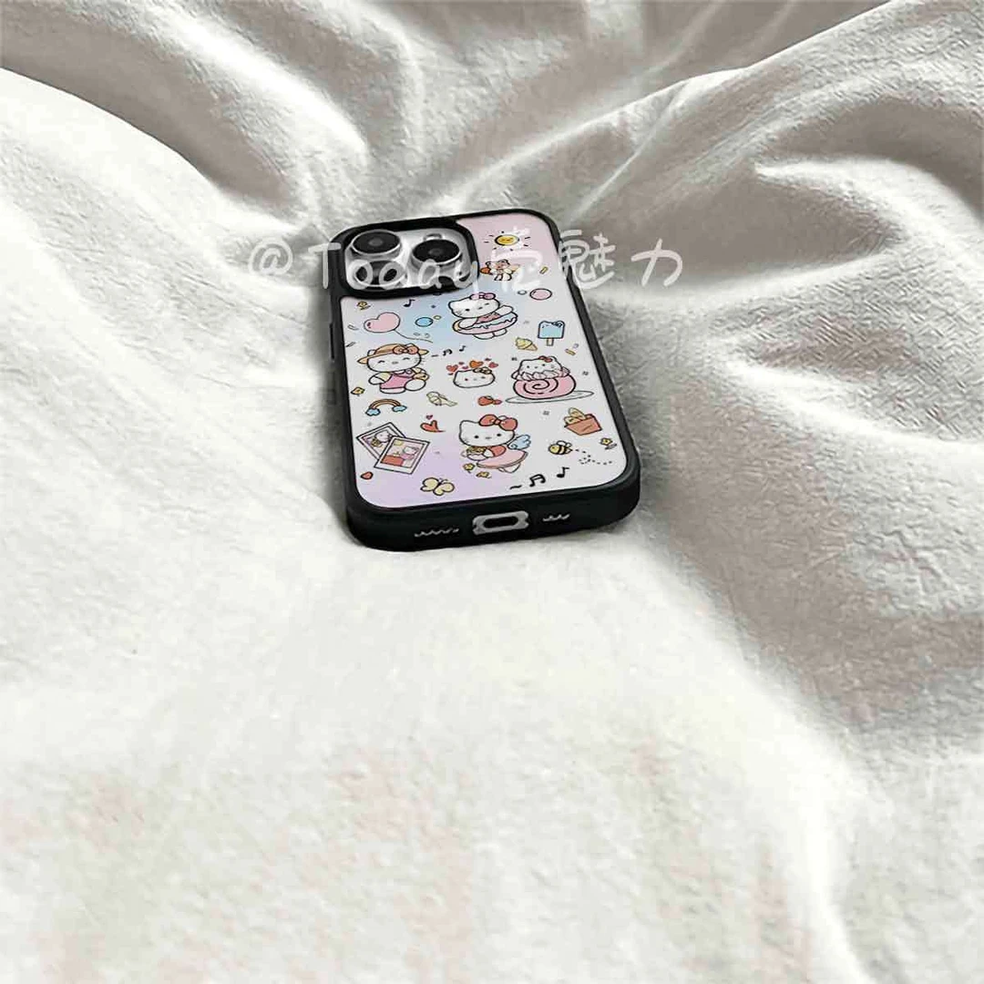 新款可爱hellokitty猫适用苹果手机壳15Promax14小众12硬11高级感