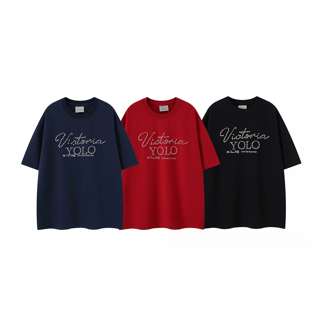 T2505情侣街头百搭男士字母半袖通用上衣宽松型T恤休闲夏季短袖