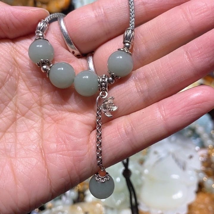 岫玉毛衣链未镶嵌