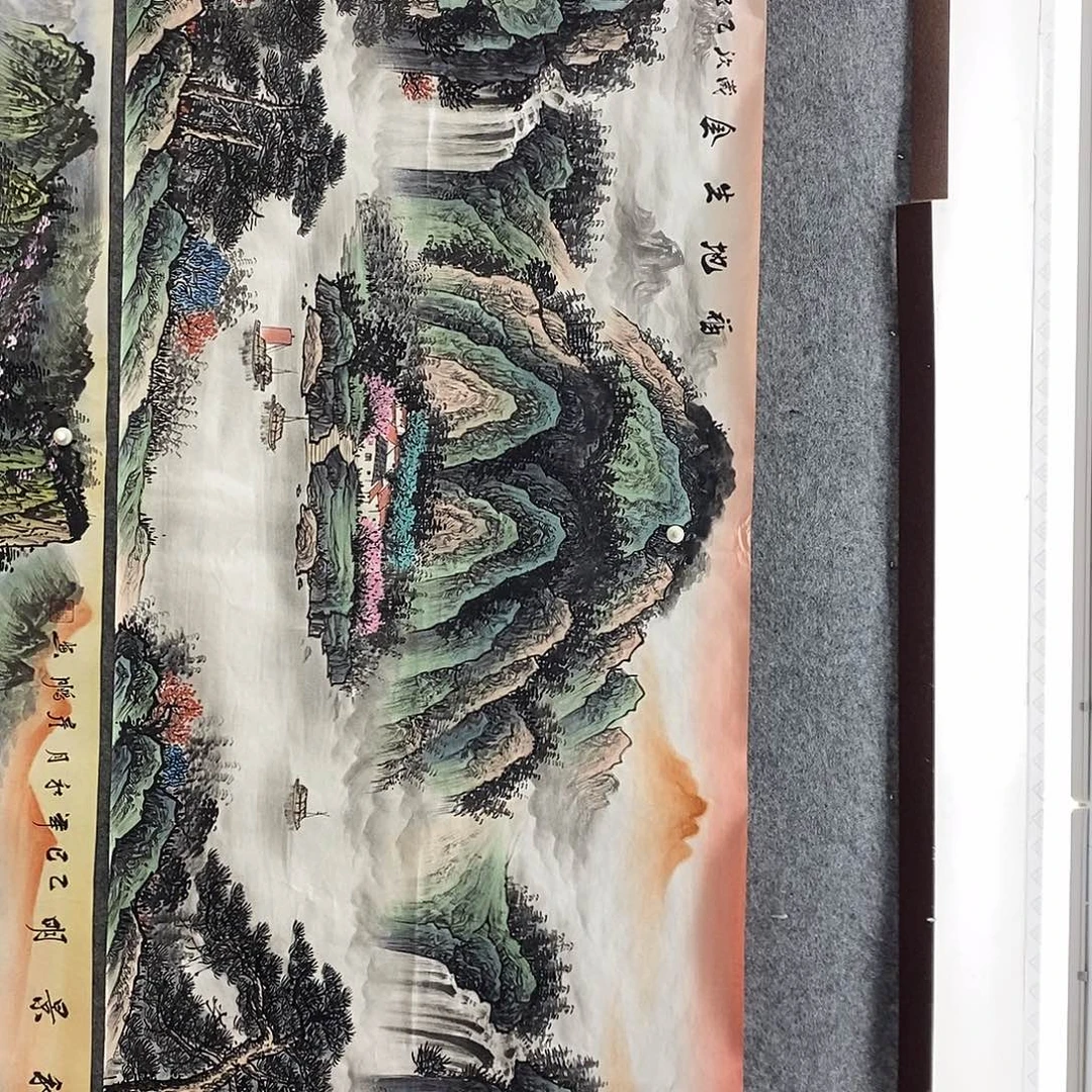 《***》横款福地生金鸿运当头