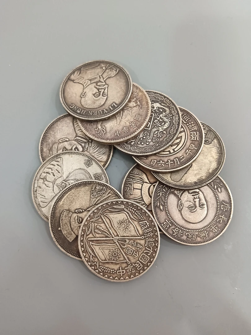 复古2025工艺品创意中古防滑摆件装饰龙洋大头银元多样性发货①