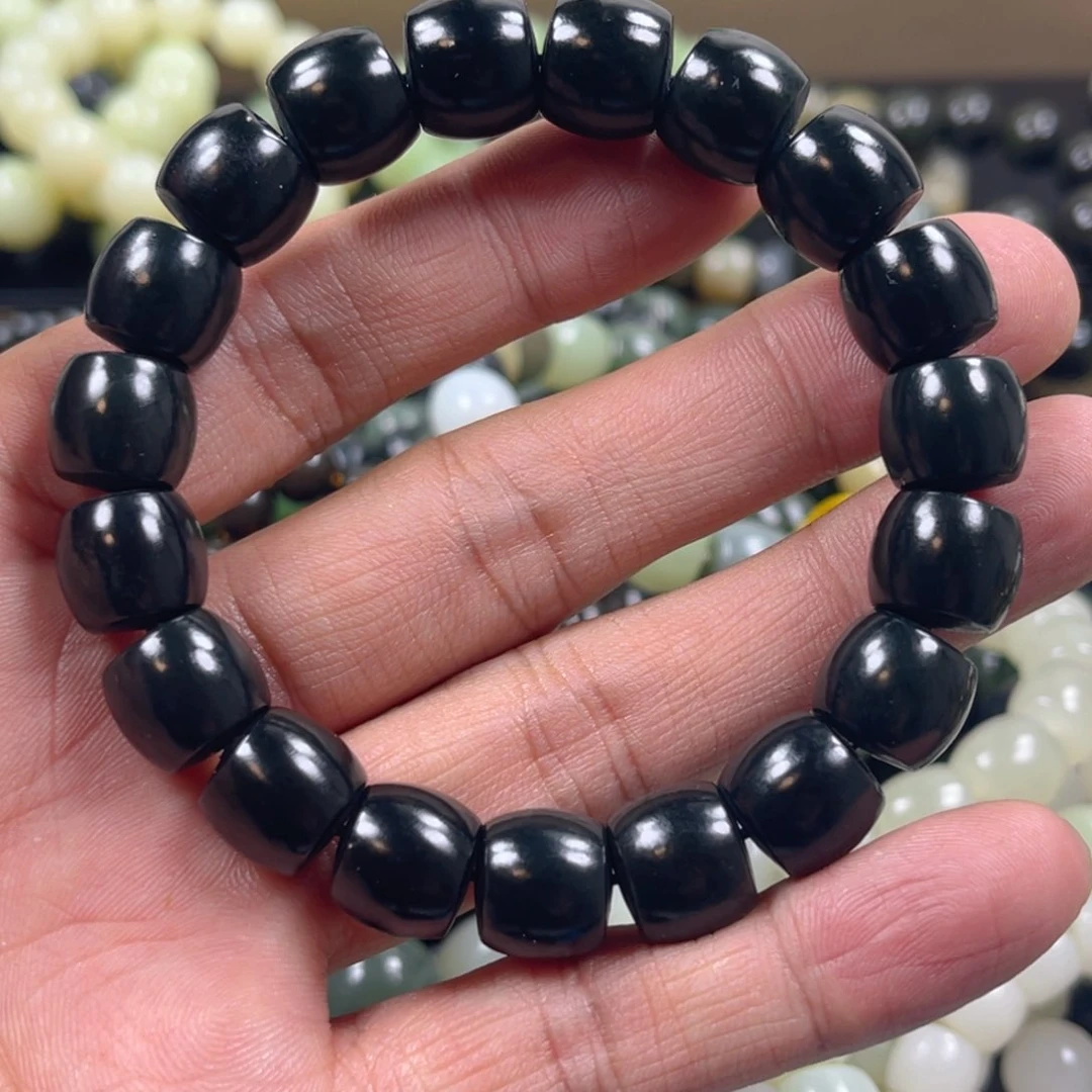 和田玉手串未镶嵌夏***景