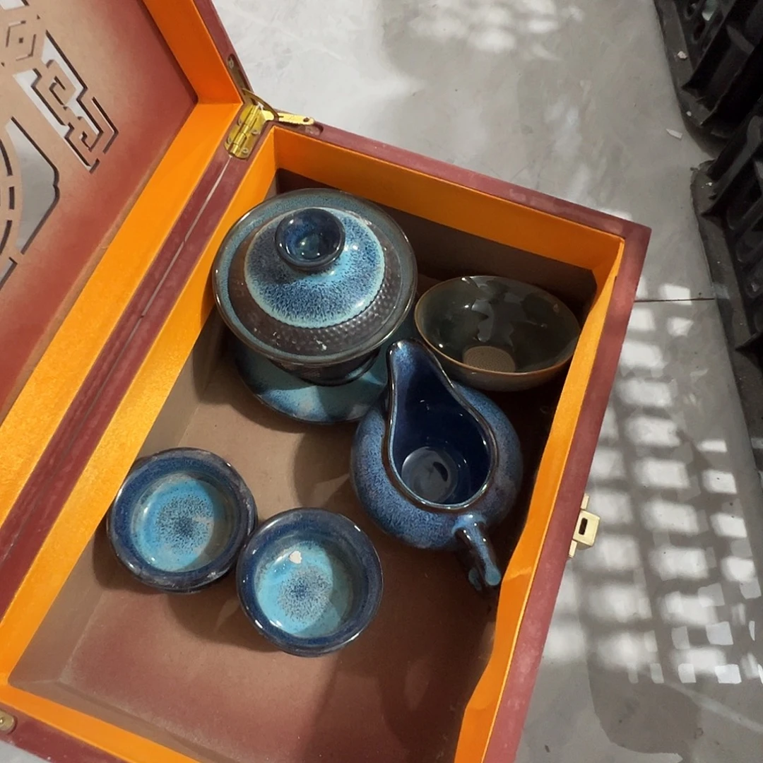 库存茶具部分瑕疵介意勿拍婚纱照