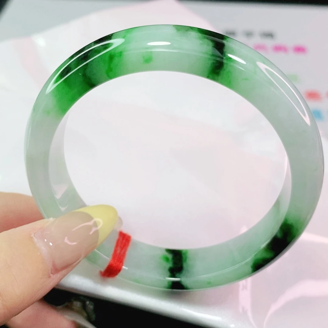 翡翠手镯未镶嵌55.8正圈