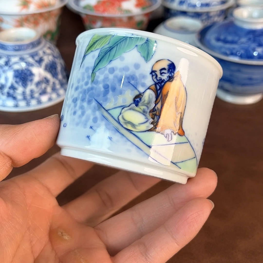 杯景德镇全手工手绘陶瓷