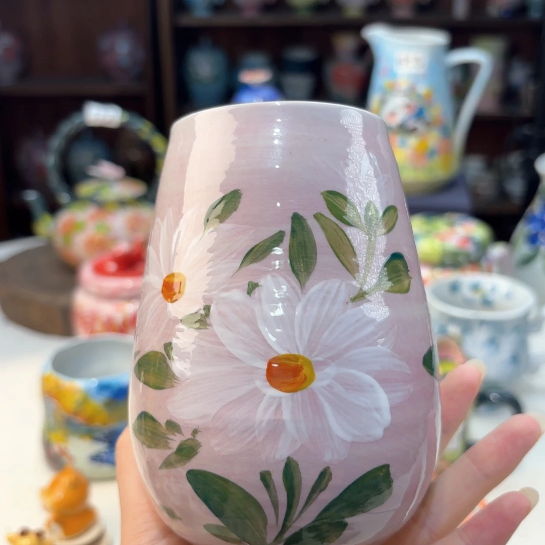 景德镇手绘高温釉下彩陶瓷茶具