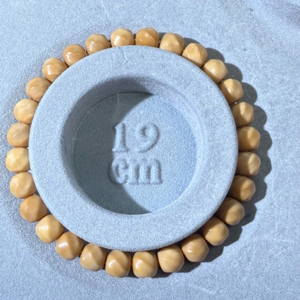 【云淼阁】龙脊菩提单圈手串扭花珠卡8*7mm足尺，无月保真