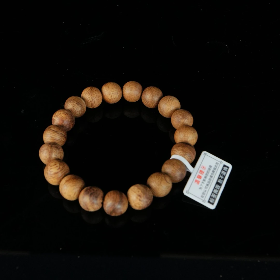 DY-B6630 印尼坤甸黄油土沉8分沉手串 1.1cm 7.44g