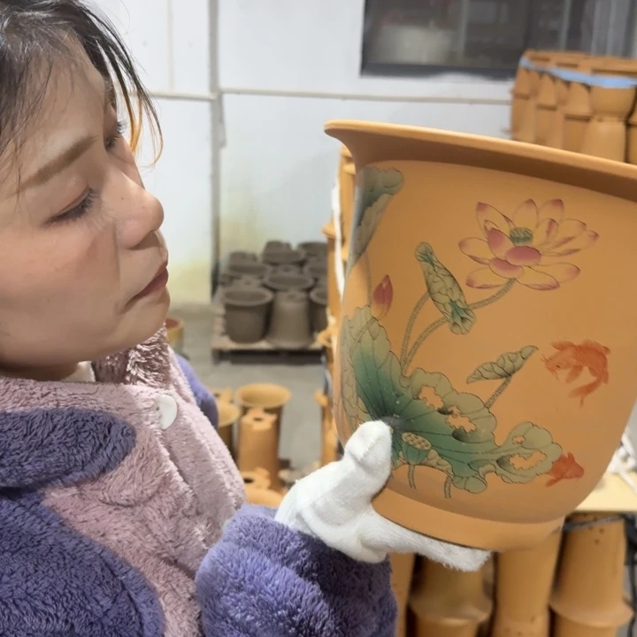 紫砂花盆破损补发