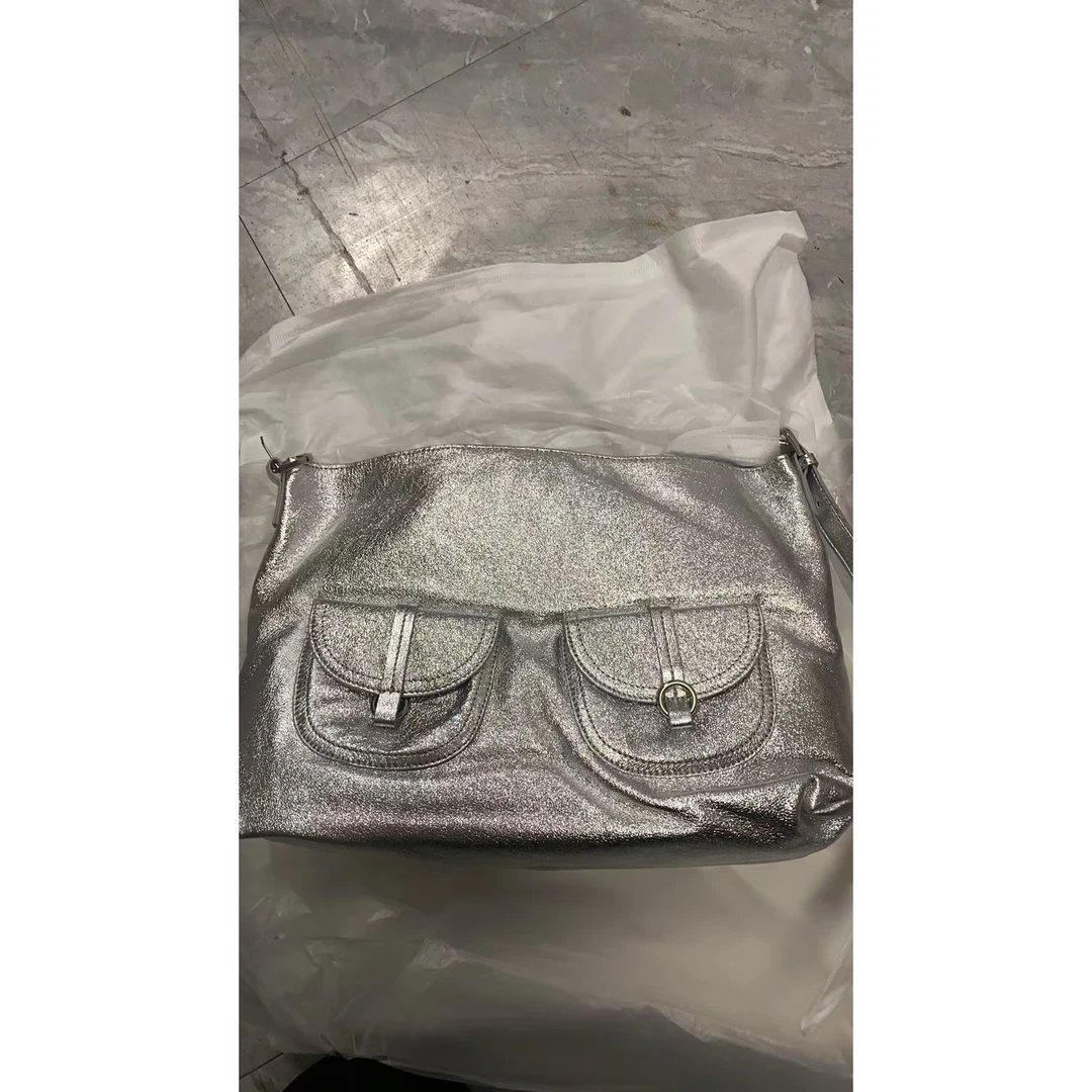 【点点福利】6221银色【清货有瑕】轻奢气质时尚女包