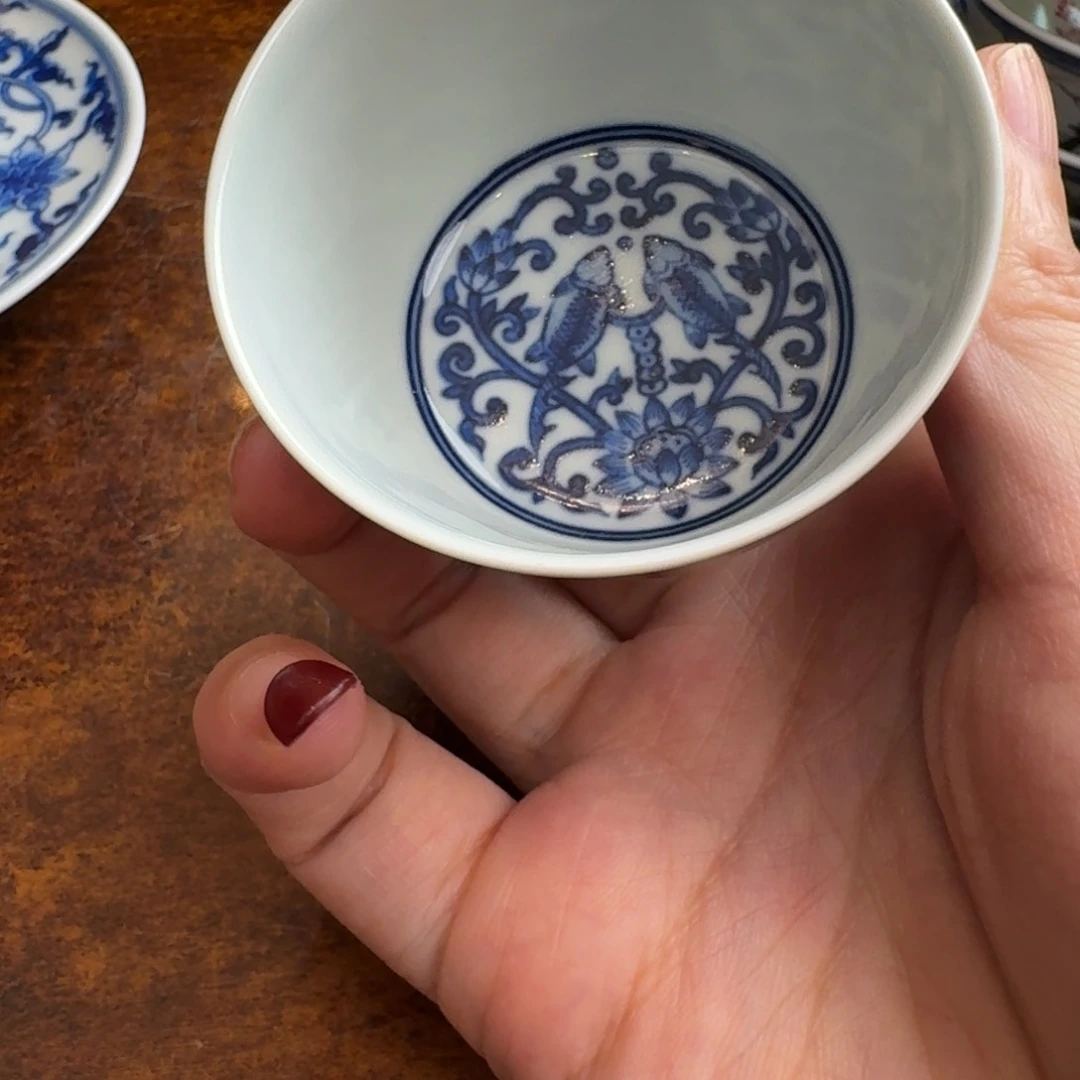 摆件坐*景德镇陶瓷杯
