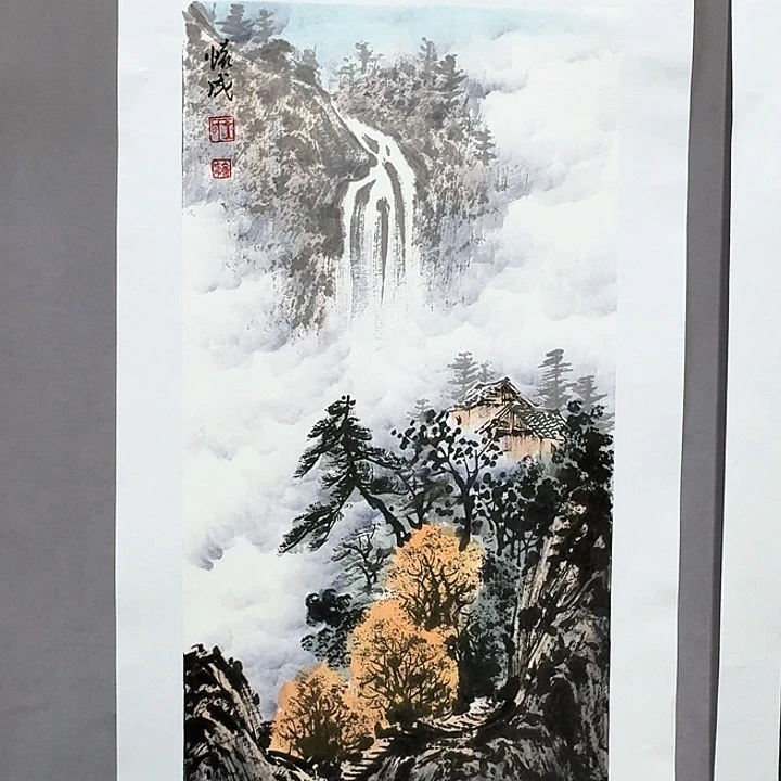 国画亲笔手绘放心去藏