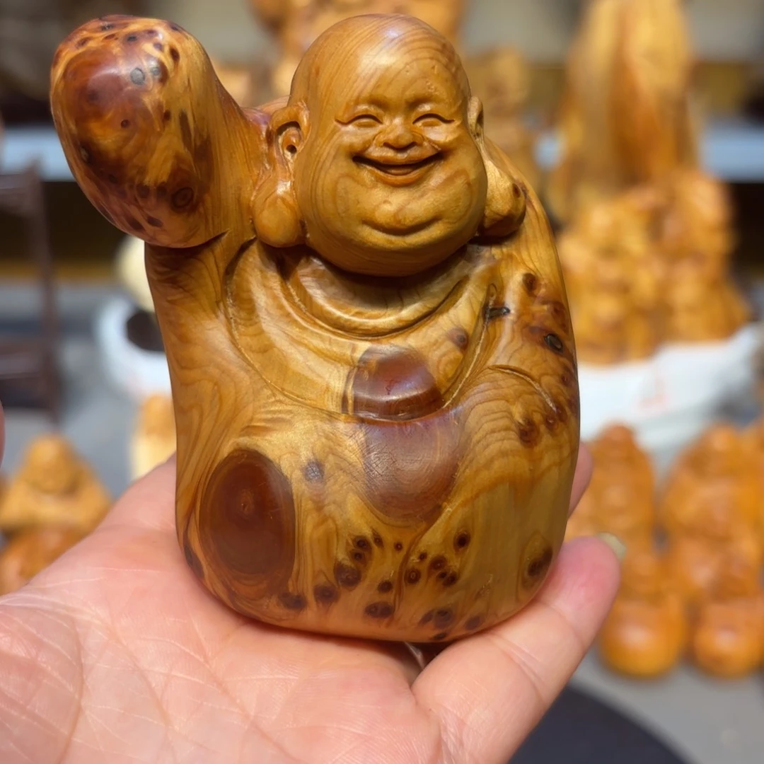 木太行崖柏弥勒佛瘤疤
